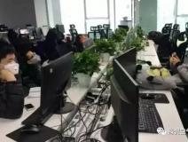 成都一公司邊裝修邊辦公,裝修味道嗆人 員工戴防毒面具辦公